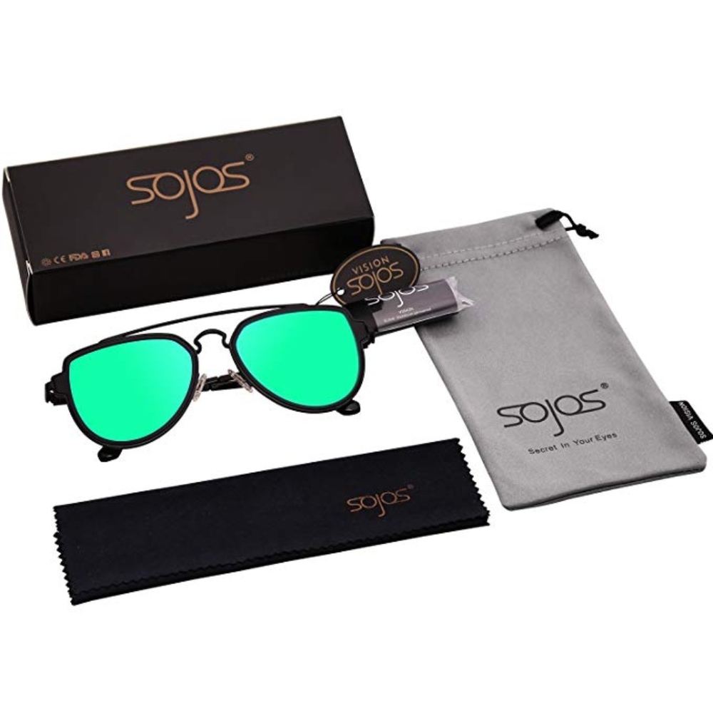 SOJOS Fashion Polarized Aviator Sunglasses